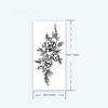 Flower Temporary Tattoo Sticker | Waterproof | Lasts Up to 15 Days | Semi-Permanent