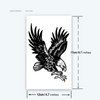 Eagle Temporary Tattoo Sticker | Waterproof | Lasts up to 15 Days | Semi-Permanent