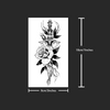 Flower Dagger | Temporary Tattoo Sticker| Waterproof Magic Tattoo | Lasts to 15 Days Fake Tattoo | Semi Permanent Tattoo