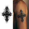 Cross Temporary Tattoo | Waterproof | Lasts 15 Days | Semi-Permanent | Magic Sticker
