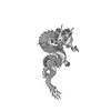 Dragon Temporary Tattoo Sticker | Waterproof Magic Tattoo | Lasts up to 15 Days | Semi Permanent Fake Tattoo