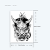 Guardian Prajna Temporary Tattoo | Waterproof | Lasts Up to 15 Days | Semi-Permanent | Fake Tattoo Sticker