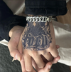 Focus Pattern Temporary Tattoo | Waterproof | Lasts Up to 15 Days | Semi-Permanent Look
