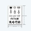 Trendy Finger Temporary Tattoo Sticker | Waterproof Magic Tattoo | Lasts up to 15 Days | Semi Permanent Tattoo