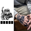 Apology Pattern Temporary Tattoo Sticker, Waterproof Magic Tattoo, Lasts to 15 Days Fake Tattoo, Semi Permanent Tattoo