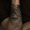 Galaxy Lion Head Temporary Tattoo | Waterproof | Lasts up to 15 Days | Semi-Permanent Look