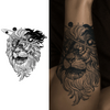 Galaxy Lion Head Temporary Tattoo | Waterproof | Lasts up to 15 Days | Semi-Permanent Look