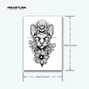 Destruction Deity Cat Temporary Tattoo | Waterproof | Lasts Up to 15 Days | Semi-Permanent Fake Tattoo