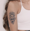 Destruction Deity Cat Temporary Tattoo | Waterproof | Lasts Up to 15 Days | Semi-Permanent Fake Tattoo