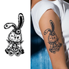 Delly Rabbit Temporary Tattoo | Waterproof Magic Tattoo | Lasts up to 15 Days | Semi Permanent Fake Tattoo