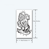 Praying Hands Temporary Tattoo | Lasts 1-2 Weeks | Realistic Herbal Juice Tattoo Stickers | Magic Tattoos
