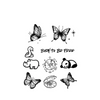 Simple Small Design Temporary Tattoo Sticker, Waterproof Magic Tattoo, Lasts to 15 Days Fake Tattoo, Semi Permanent Tattoo.