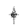 Compass Temporary Tattoo Sticker | Waterproof | Lasts Up to 15 Days | Semi-Permanent