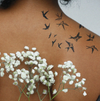 Flock of Birds Temporary Tattoo | Waterproof | Lasts Up to 15 Days | Semi-Permanent Look