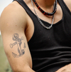 Anchor Temporary Tattoo Sticker | Waterproof | Lasts Up to 15 Days | Semi-Permanent | Ultra-Detailed Design