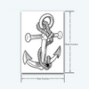 Anchor Temporary Tattoo Sticker | Waterproof | Lasts Up to 15 Days | Semi-Permanent | Ultra-Detailed Design