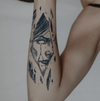 Tear Stains Temporary Tattoo | Waterproof | Lasts Up To 15 Days | Semi-Permanent Look