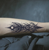 Ink Temporary Tattoo Sticker | Waterproof Tribal Design | Lasts Up to 15 Days | Semi-Permanent Fake Tattoo