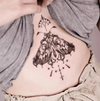 Butterfly Chain Temporary Tattoo | Waterproof | Lasts up to 15 Days | Semi-Permanent Look