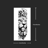 Lion Head Temporary Tattoo Sticker, Waterproof Magic Tattoo, Lasts to 15 Days Fake Tattoo, Semi Permanent Tattoo