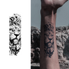 Lion Head Temporary Tattoo Sticker, Waterproof Magic Tattoo, Lasts to 15 Days Fake Tattoo, Semi Permanent Tattoo