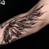 Wing Temporary Tattoo Sticker | Waterproof | Lasts up to 15 Days | Semi-Permanent | Feather Design
