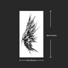 Wing Temporary Tattoo Sticker | Waterproof | Lasts up to 15 Days | Semi-Permanent | Feather Design