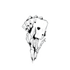 Skeleton Poker Temporary Tattoo Sticker | Waterproof | Lasts Up to 15 Days | Semi-Permanent Fake Tattoo