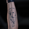 Skeleton Poker Temporary Tattoo Sticker | Waterproof | Lasts Up to 15 Days | Semi-Permanent Fake Tattoo