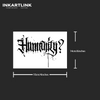 English Word "Humanity?" Temporary Tattoo Sticker | Waterproof | Lasts up to 15 Days | Semi-Permanent Fake Tattoo