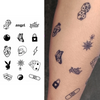 Little Design Temporary Tattoo Sticker | Waterproof | Long-lasting | Lasts up to 15 Days | Semi-Permanent | Quick & Easy Application