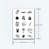 Little Design Temporary Tattoo Sticker | Waterproof | Long-lasting | Lasts up to 15 Days | Semi-Permanent | Quick & Easy Application