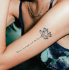 Sunflower Temporary Tattoo | Waterproof | Lasts up to 15 Days | Semi-Permanent | Fake Tattoo Sticker