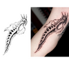 Ink Skeleton Temporary Tattoo Sticker | Waterproof | Lasts Up to 15 Days | Semi-Permanent Look
