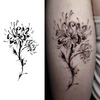Flowers of the Other Shore | Temporary Tattoo Sticker | Waterproof | Lasts up to 15 Days | Semi-Permanent