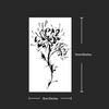 Flowers of the Other Shore | Temporary Tattoo Sticker | Waterproof | Lasts up to 15 Days | Semi-Permanent
