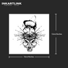 Skeleton Temporary Tattoo Sticker | Waterproof | Lasts Up to 15 Days | Semi Permanent Fake Tattoo