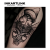 Skeleton Temporary Tattoo Sticker | Waterproof | Lasts Up to 15 Days | Semi Permanent Fake Tattoo