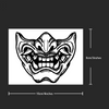 Mouth Temporary Tattoo Sticker | Waterproof | Lasts up to 15 Days | Semi Permanent | Fake Tattoo