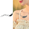 Belief in Heart with Flowers Temporary Tattoo | Waterproof Long-Lasting | Lasts up to 15 Days