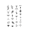 Henna Finger Tattoo (1) | Temporary Tattoo Sticker | Waterproof | Lasts Up to 15 Days | Semi Permanent Look