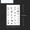 Henna Finger Tattoo (1) | Temporary Tattoo Sticker | Waterproof | Lasts Up to 15 Days | Semi Permanent Look