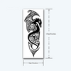 Dragon Temporary Tattoo Sticker | Waterproof | Lasts Up to 15 Days | Semi-Permanent