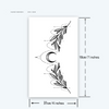 New Moon Temporary Tattoo Sticker | Waterproof & Long-Lasting | Semi-Permanent Tattoo