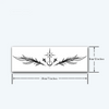 Angel Blessing Waterproof Temporary Tattoo Sticker | Lasts Up to 15 Days