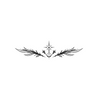 Angel Blessing Waterproof Temporary Tattoo Sticker | Lasts Up to 15 Days