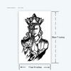 Buddha and Demon Temporary Tattoo Sticker, Waterproof Magic Tattoo, Lasts to 15 Days Fake Tattoo, Semi Permanent Tattoo.