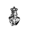 Buddha and Demon Temporary Tattoo Sticker, Waterproof Magic Tattoo, Lasts to 15 Days Fake Tattoo, Semi Permanent Tattoo.