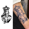 Buddha and Demon Temporary Tattoo Sticker, Waterproof Magic Tattoo, Lasts to 15 Days Fake Tattoo, Semi Permanent Tattoo.