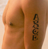 One Piece ACE Temporary Tattoo | Waterproof | Lasts Up To 15 Days | Semi-Permanent